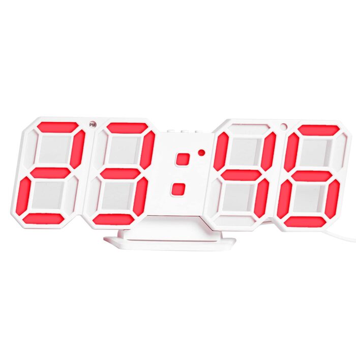 3D LED Clock (Red) | Sanivari