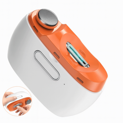 2 in 1 Electric Nail Clipper – Automatic Nail Trimmer & Polisher with LED, USB Rechargeable, Safe for Babies & Adults