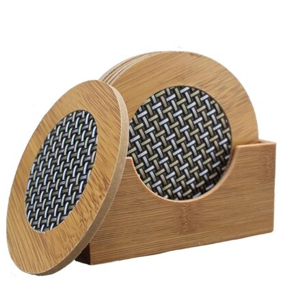 6 PCS WOODEN COASTER | Sanivari