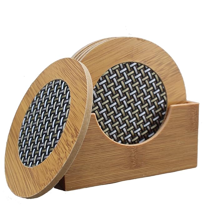 6 PCS WOODEN COASTER | Sanivari