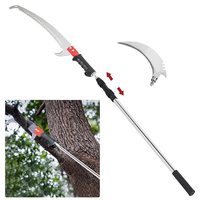 SS POLE SAW Telescopic Manual Pruning Saw