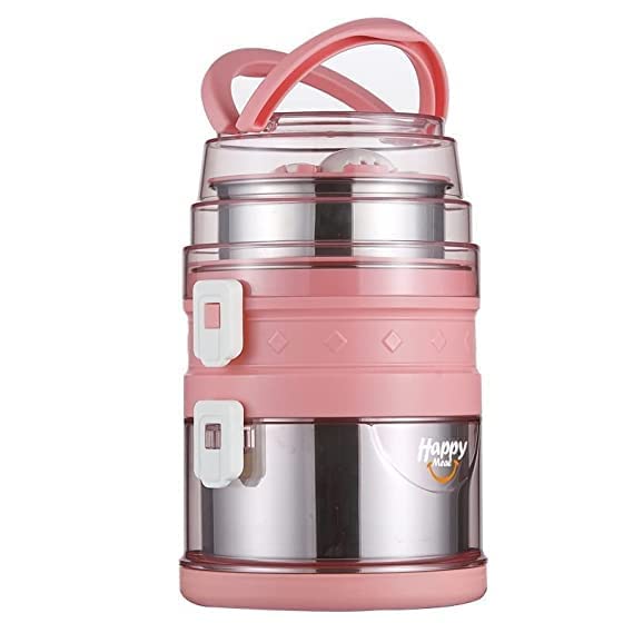 3 LAYER STEEL LUNCH BOX (2.1L)