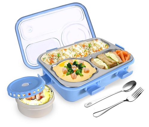 NEW 3 SECTION LUNCH BOX