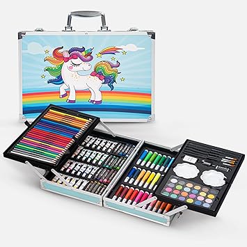 145 pcs Big Color Suitcase Kit ART SET