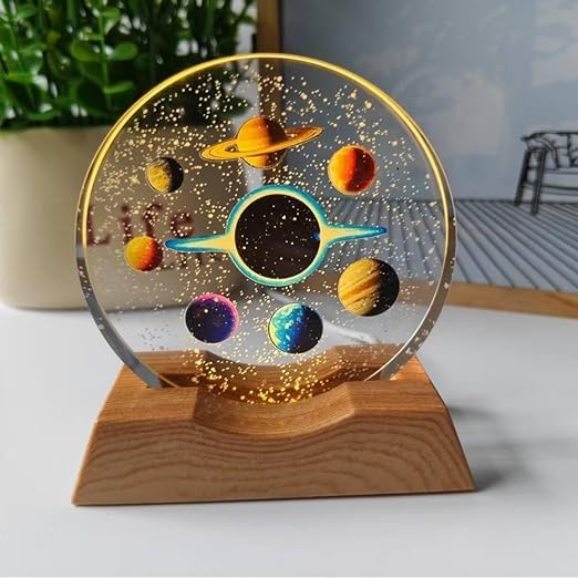 3D Crystal Space Theme Lamp