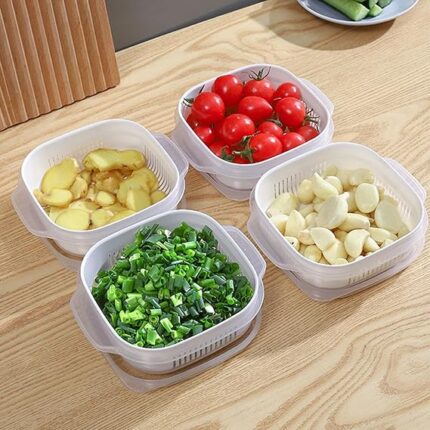 4 PCS FOOD STORAGE BOX