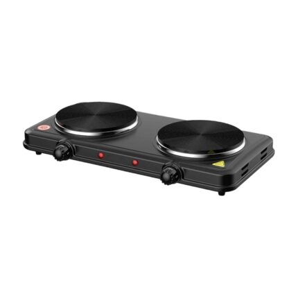2 Burner Electric Hot Plate Stove with Adjustable Temperature Control for Indian Kitchen