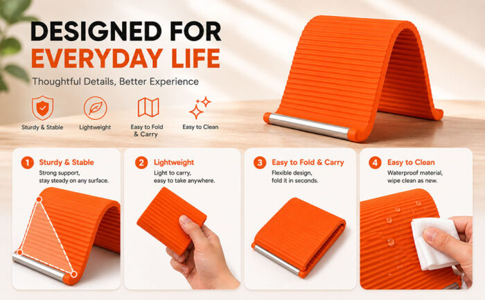 Flexible Silicone Phone Stand - gallery image 11