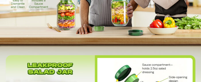 Salad Jar Container - gallery image 13