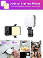 Rechargeable LED Video Light - features