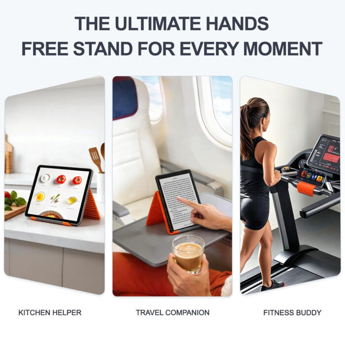 Flexible Silicone Phone Stand - usage example