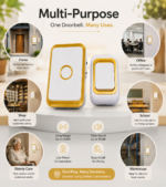 Wireless Doorbell KIT WHITE - usage example