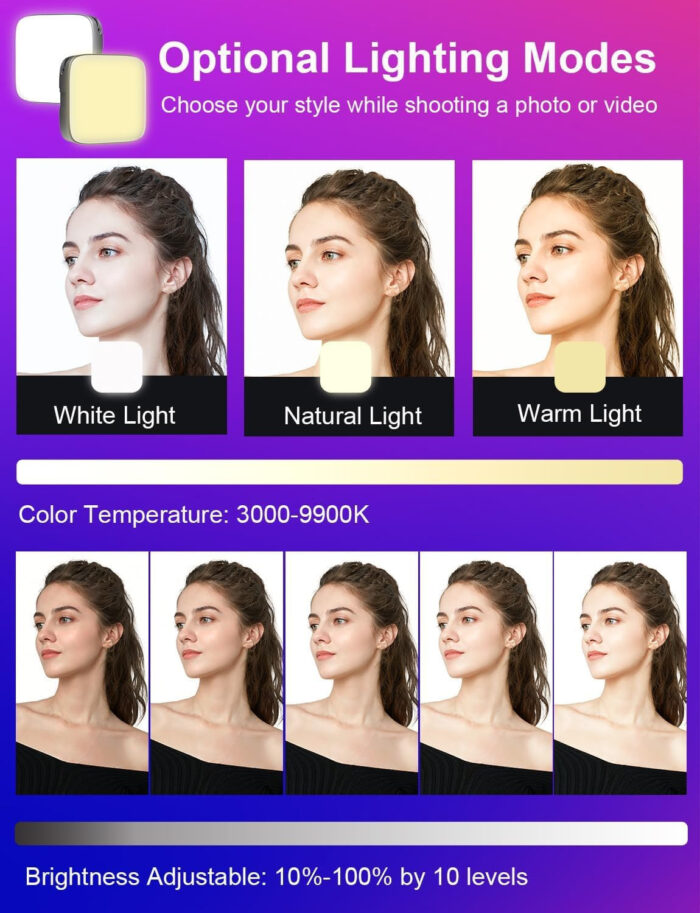 Rechargeable LED Video Light - product details