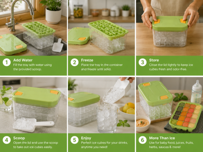 ICE CUBE BOX WITH - design