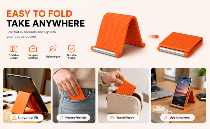 Flexible Silicone Phone Stand - gallery image 10