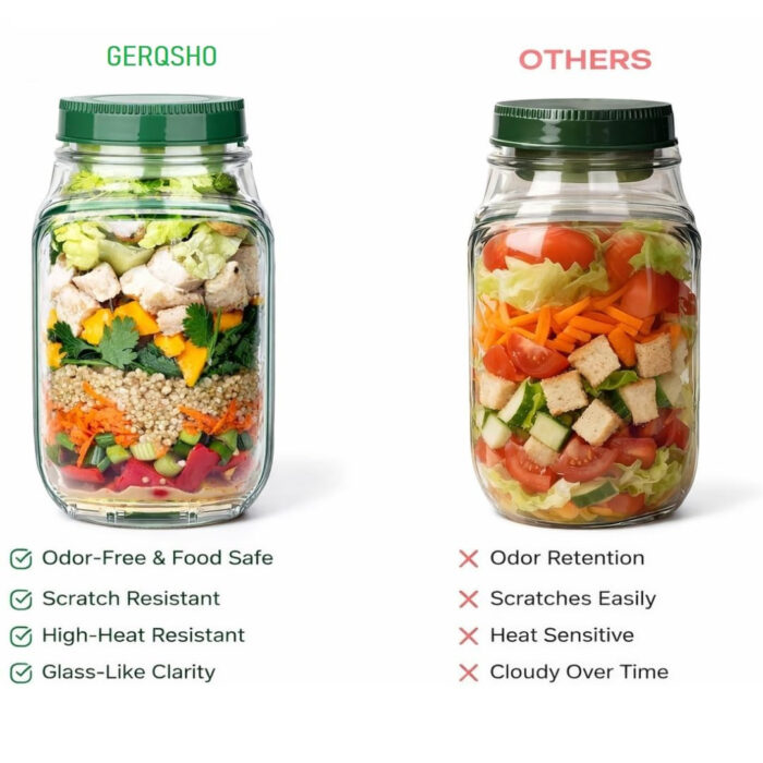 Salad Jar Container - usage example