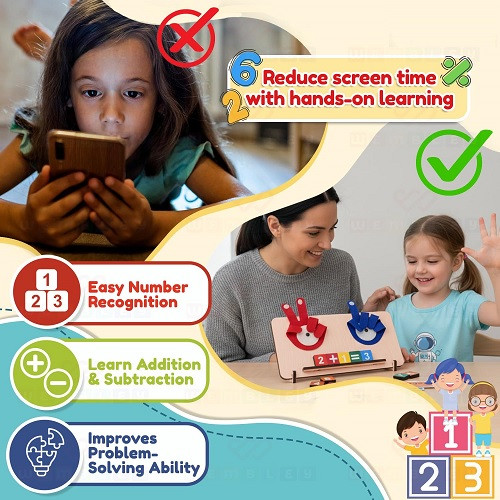Finger Numbers Counting Toy - design