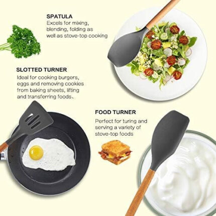 Silicone Kitchen Utensils & - features
