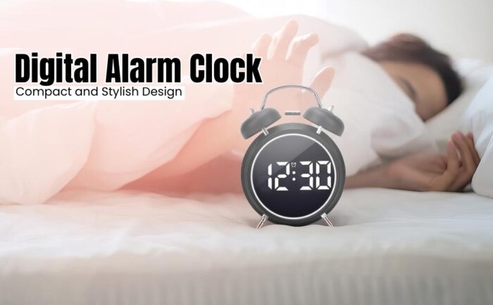 TWIN BELL LED CLOCK - gallery image 10