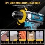 CORDLESS DRILL SET DOUBLE - dimensions and specifications
