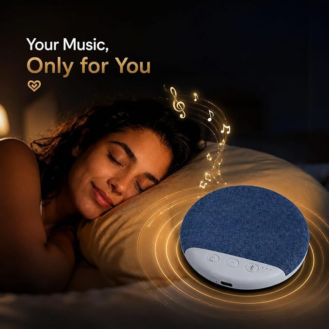 Bluetooth Pillow Speaker - usage example
