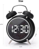 TWIN BELL LED CLOCK - usage example