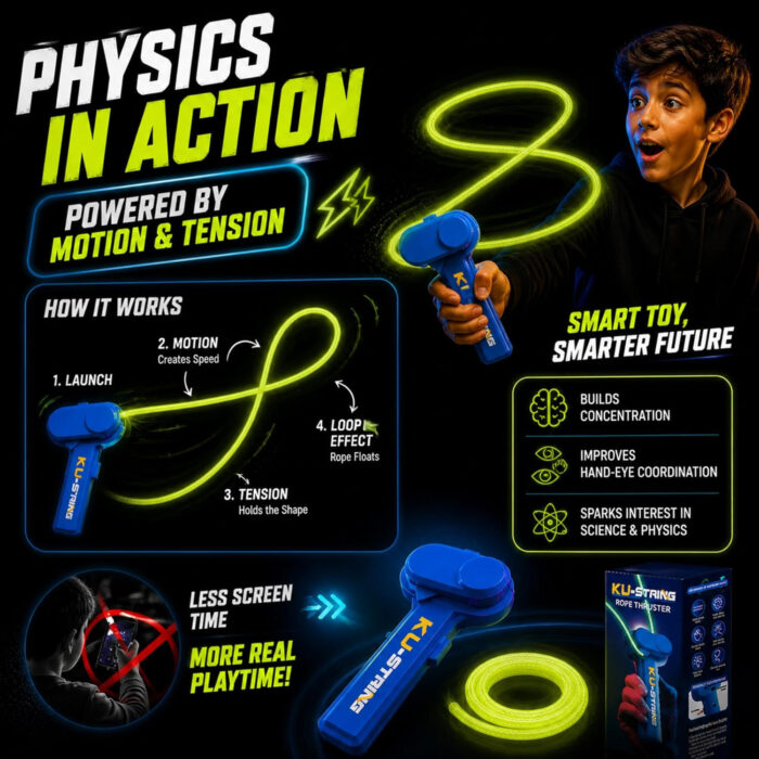 Rope Launcher Toy Gun - dimensions and specifications