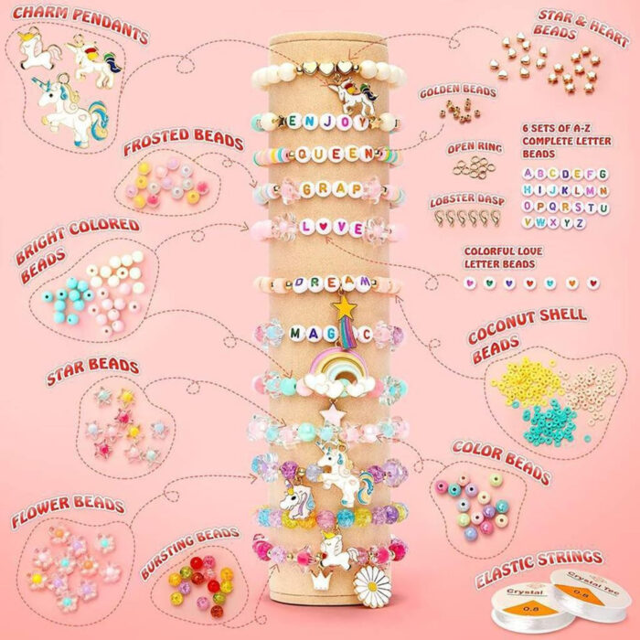 BEADS BRACELET MAKING KIT - usage example