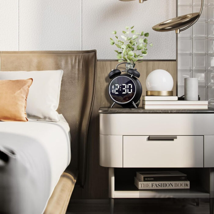 TWIN BELL LED CLOCK - design