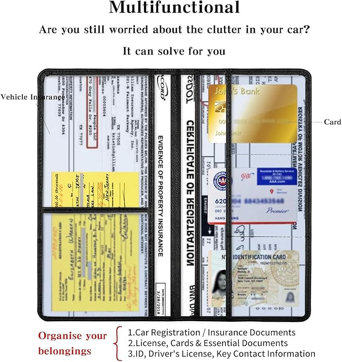 Car Document Holder - product details