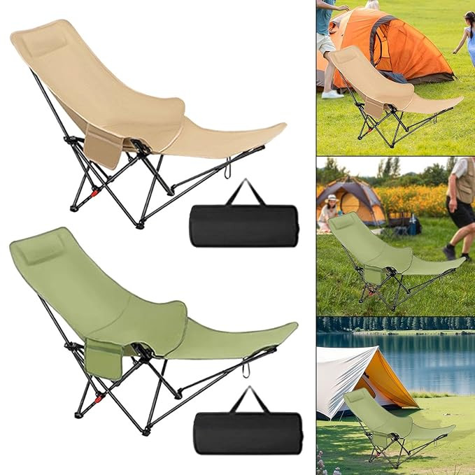 Camping Chair with Footrest - gallery image 7