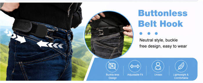 Buckleless Elastic Belt PIS - gallery image 18