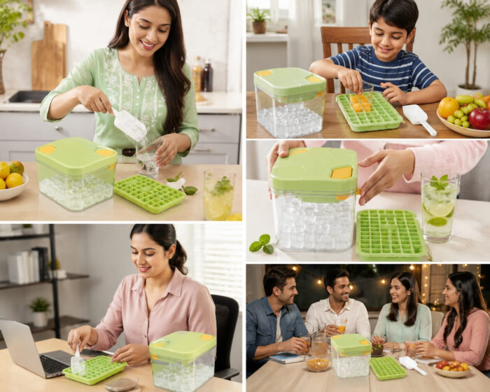 ICE CUBE BOX WITH - dimensions and specifications